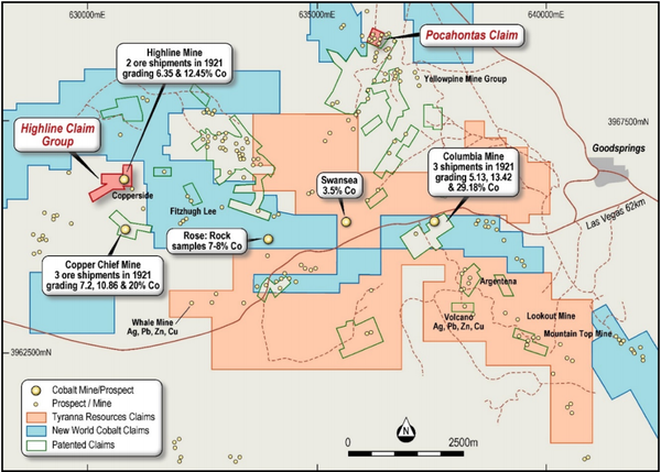 Location Plan Highline Copper–Cobalt Project.